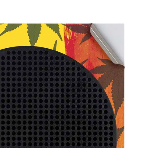 Marijuana Rasta Pattern Xbox Series S Console Skin